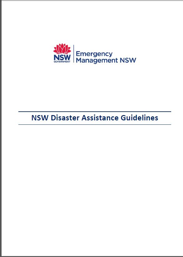NSW Disaster Assistance Guidelines