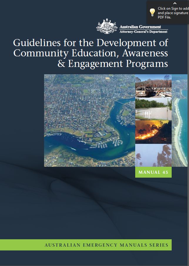 Disasters and emergencies - guidelines for CLE 