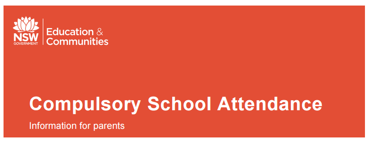 Dept of Education - Compulsory School Attendance Information for Parents