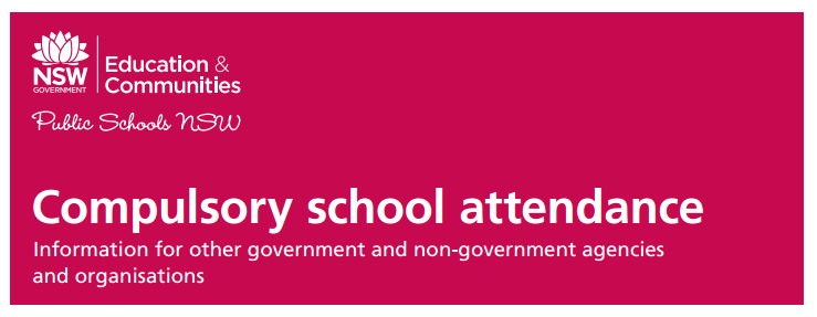 Dept of Education - Compulsory School Attendance Information for Govt and Non-Govt Agencies