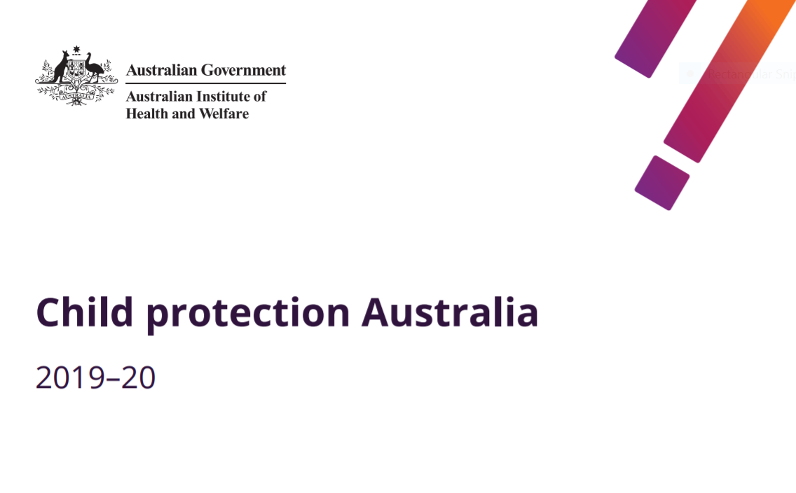 AIHW - Young people in child protection and under youth justice supervision 2019-20
