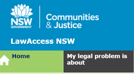 LawAccess online website